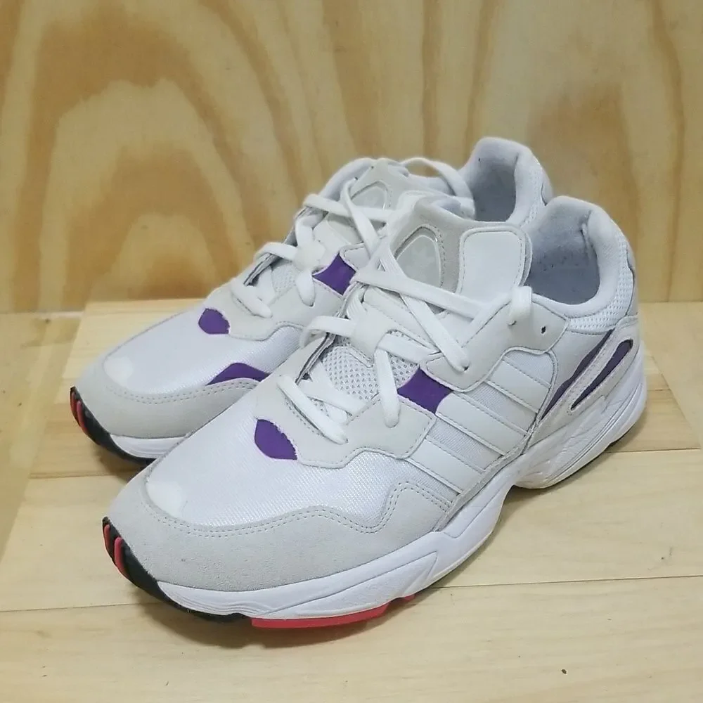 Adidas Yung-96 White Purple Men's size 10